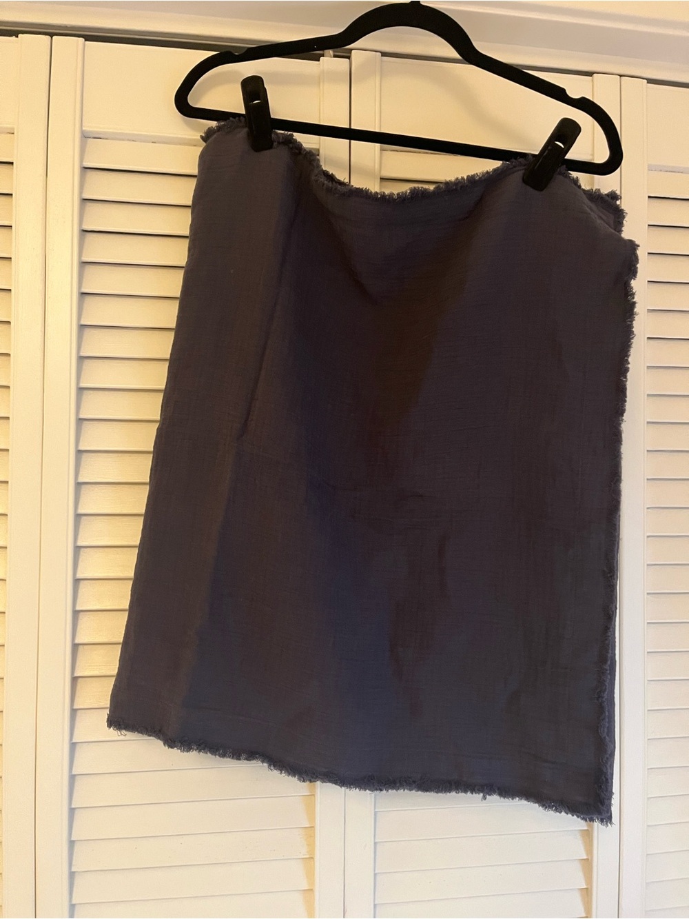 Summersalt Frayed Hem Pareo in Navy